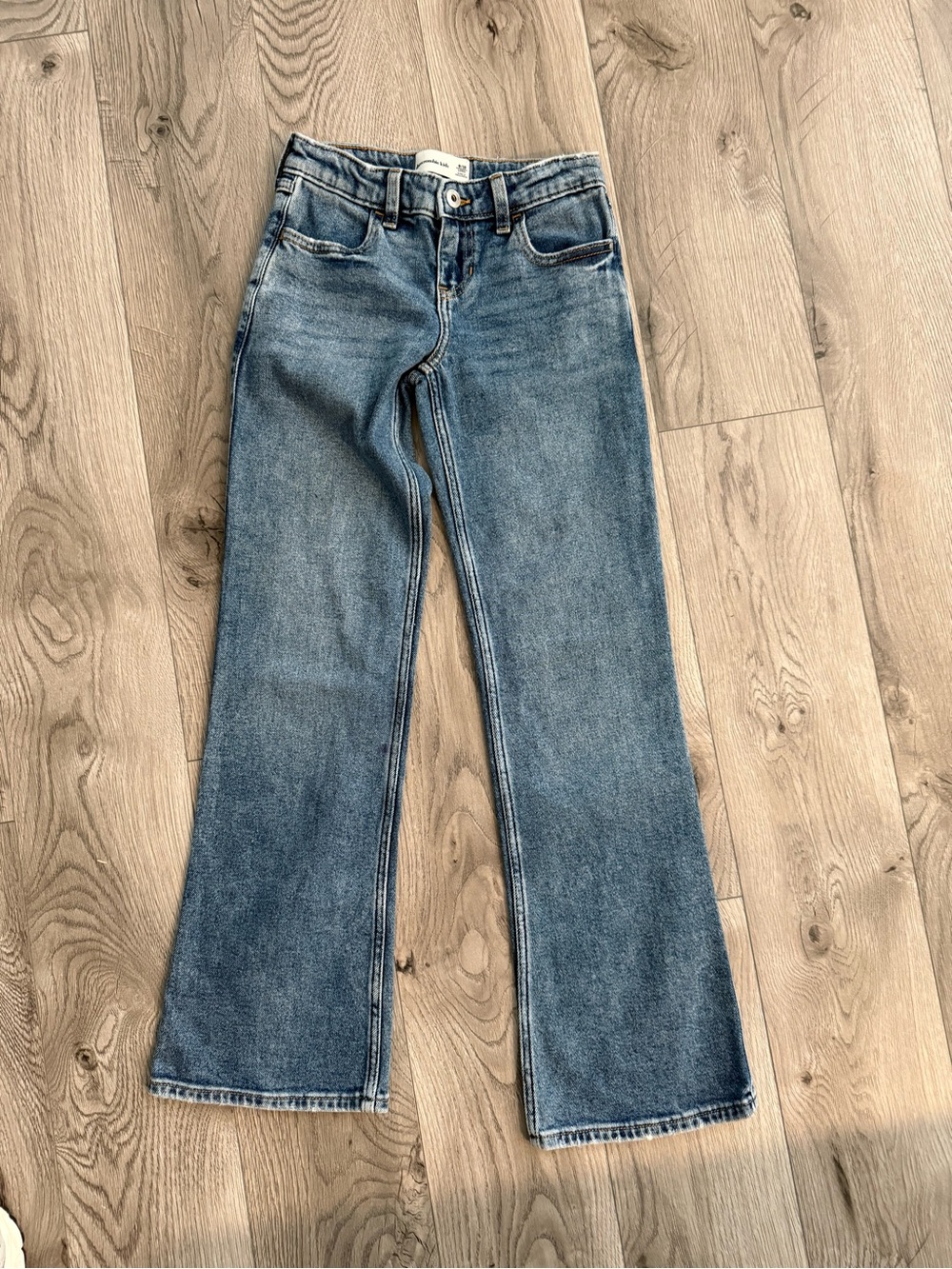 abercrombie kids Mid Blue Flare Jeans